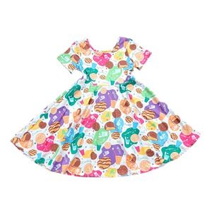 Girls‎ Girl Scout Cookies Size 10-12Y Milk and Cookies Dress